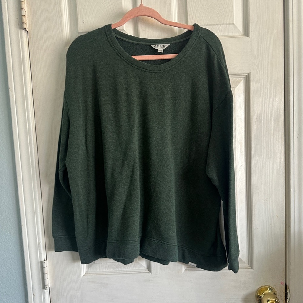 Dark Green Orvis Crewneck